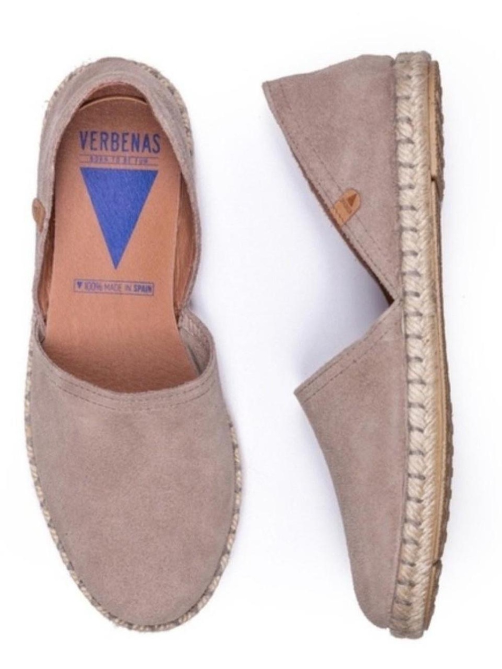 Verbenas Carmen Espadrille Creamy Beige Flats